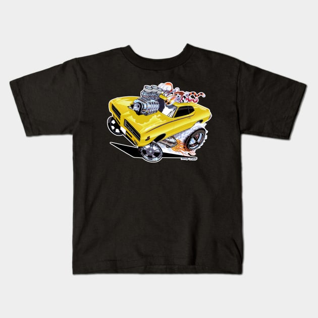 GUILTY 1969 GTO Judge Kids T-Shirt by vincecrain